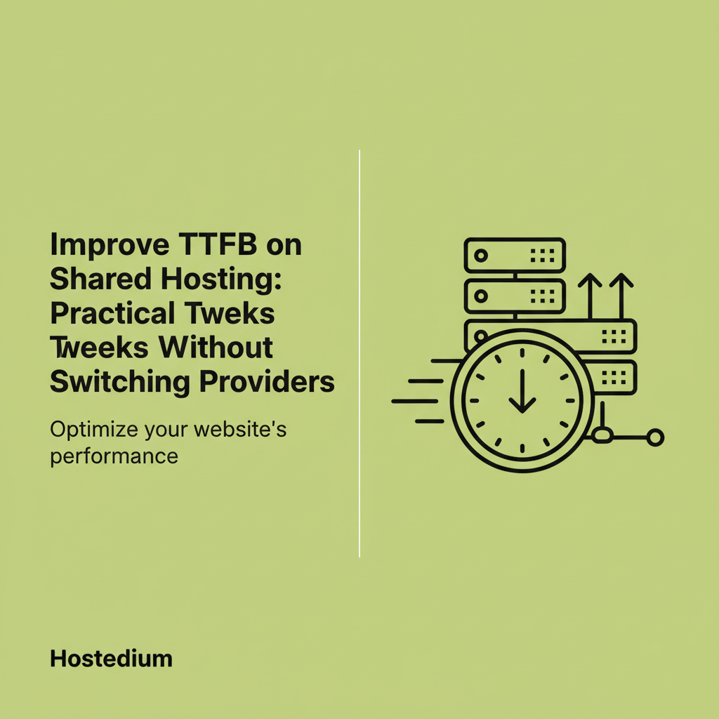 Improve TTFB on Shared Hosting: Practical Tweaks Without Switching Providers {{brizy_dc_image_alt entityId=