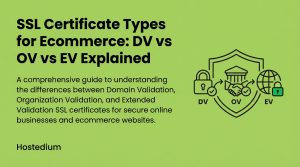 SSL Certificate Types for Ecommerce: DV vs OV vs EV Explained