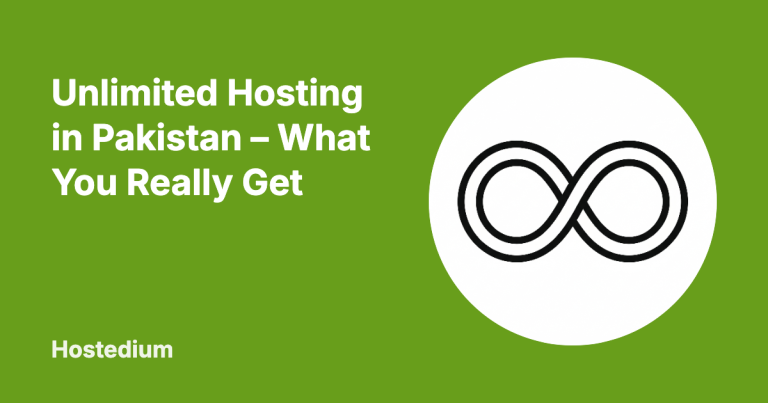 Unlimited Hosting in Pakistan