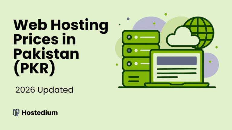 Web Hosting Prices in Pakistan (PKR)