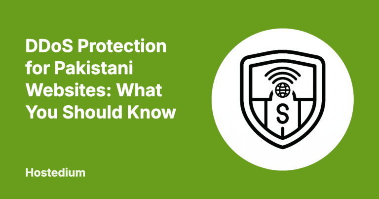 DDoS protection for websites in Pakistan