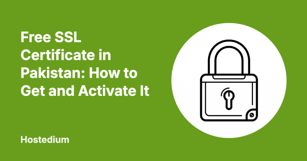 how to get a free SSL certificate in Pakistan