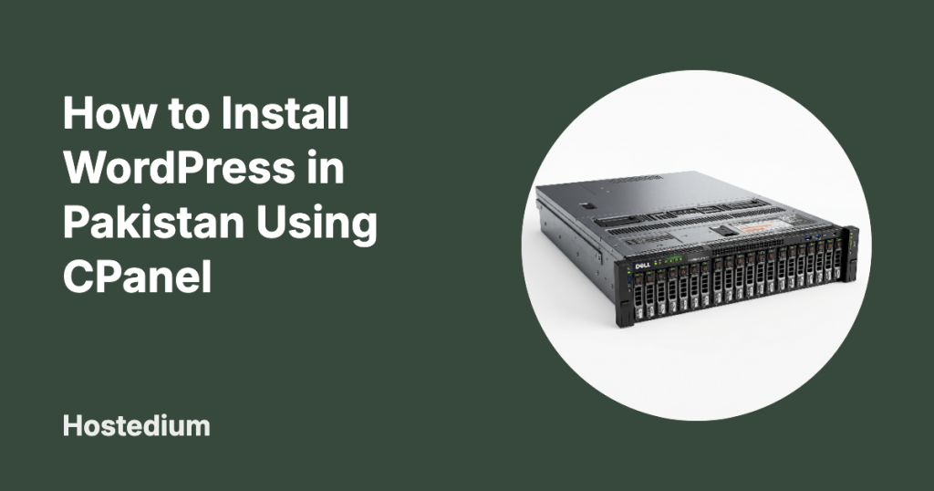 how to install WordPress in Pakistan