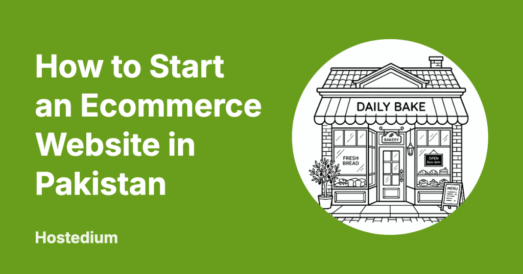 how to start an ecommerce website in Pakistan