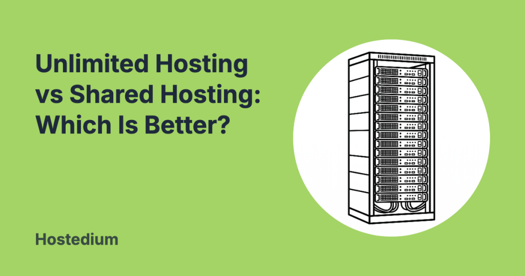unlimited hosting vs shared hosting