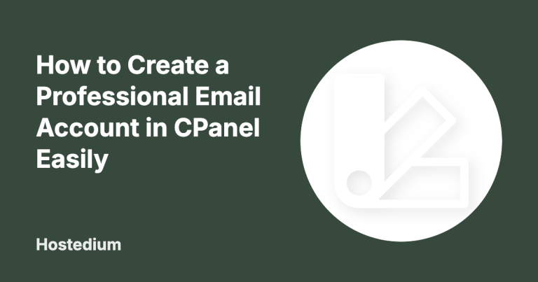 How to Create a Professional Email Account in cPanel