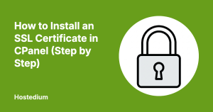 how to install SSL in cPanel