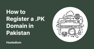 how to register a .pk domain in Pakistan